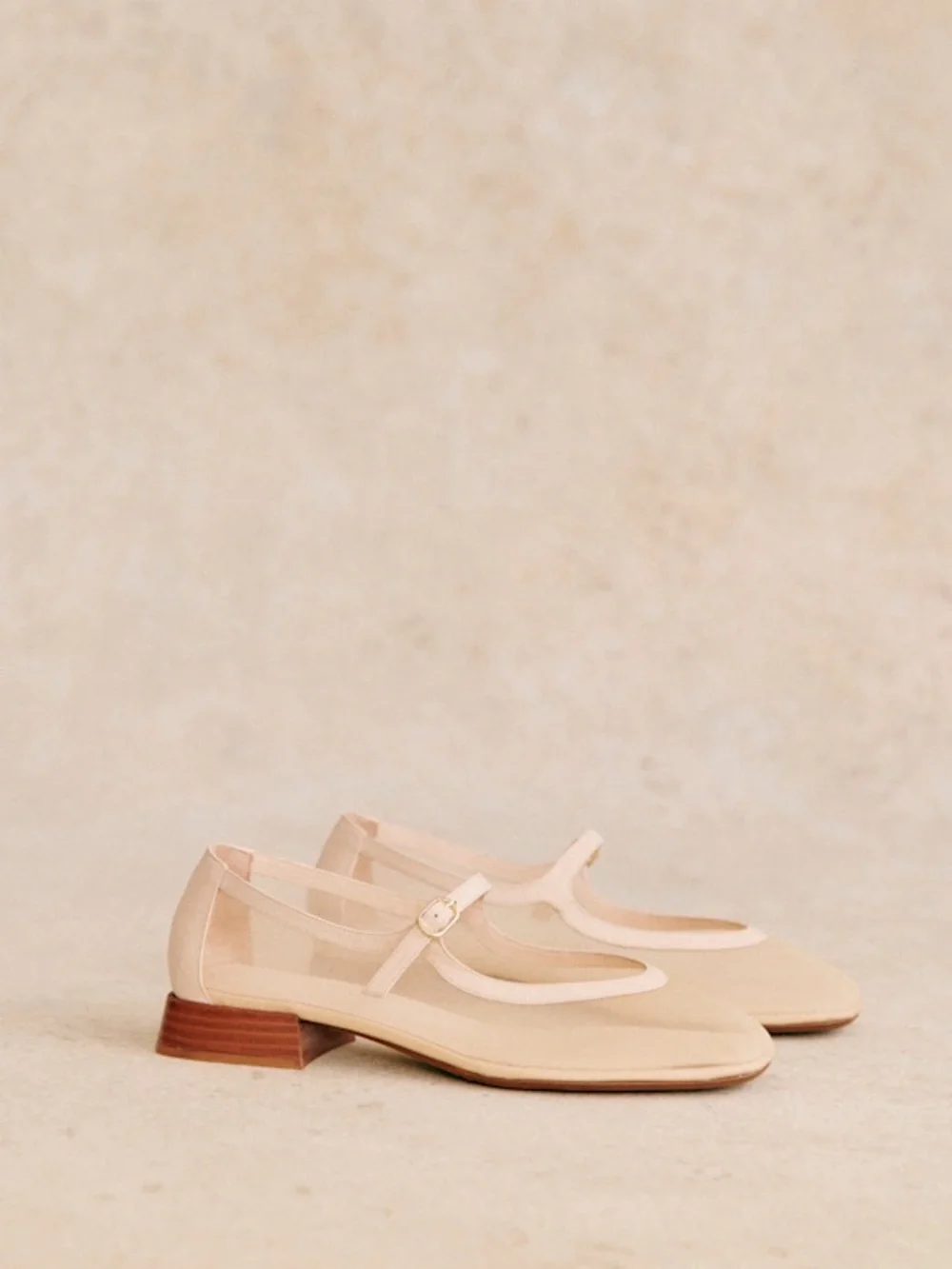 Sezane AUBANE LOW BABIES Size 38 in Cream
